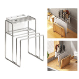 Maxbell Kitchen Knife Holder Rack Universal Knife Holder Stand for Pantry Countertop with Chopsticks Rack