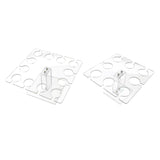 Maxbell Acrylic Wine Glass Holder Sturdy Mini Universal for Wedding Countertop Table L