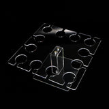 Maxbell Acrylic Wine Glass Holder Sturdy Mini Universal for Wedding Countertop Table L