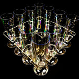 Maxbell Acrylic Wine Glass Holder Sturdy Mini Universal for Wedding Countertop Table L