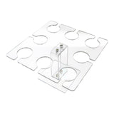 Maxbell Acrylic Wine Glass Holder Sturdy Mini Universal for Wedding Countertop Table S