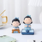 Maxbell Cell Phone Stand Portable Decoration Resin Desktop Figurine for Dining Table Mahjong