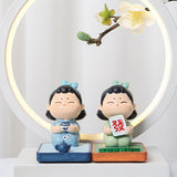 Maxbell Cell Phone Stand Portable Decoration Resin Desktop Figurine for Dining Table Mahjong