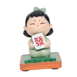 Maxbell Cell Phone Stand Portable Decoration Resin Desktop Figurine for Dining Table Mahjong