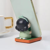 Maxbell Cell Phone Stand Portable Decoration Resin Desktop Figurine for Dining Table Mahjong