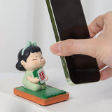 Maxbell Cell Phone Stand Portable Decoration Resin Desktop Figurine for Dining Table Mahjong