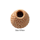 Maxbell Rattan Teapot Lid Holder Small Lid Rack for Kung Fu Ceramic Teapot Farmhouse