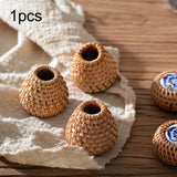 Maxbell Rattan Teapot Lid Holder Small Lid Rack for Kung Fu Ceramic Teapot Farmhouse