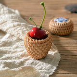 Maxbell Rattan Teapot Lid Holder Small Lid Rack for Kung Fu Ceramic Teapot Farmhouse