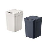 Maxbell Touchless Trash Can 13L Induction Rubbish Bin for Restaurant Dorm Room Hotel white