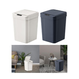 Maxbell Touchless Trash Can 13L Induction Rubbish Bin for Restaurant Dorm Room Hotel white