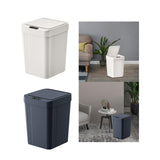 Maxbell Touchless Trash Can 13L Induction Rubbish Bin for Restaurant Dorm Room Hotel white