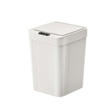 Maxbell Touchless Trash Can 13L Induction Rubbish Bin for Restaurant Dorm Room Hotel white