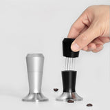 Maxbell Hand Tampers Stirring Tool Espresso Distribution Tool for bar Argent 53mm
