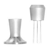 Maxbell Hand Tampers Stirring Tool Espresso Distribution Tool for bar Argent 53mm
