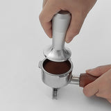 Maxbell Hand Tampers Stirring Tool Espresso Distribution Tool for bar Argent 53mm
