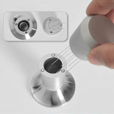 Maxbell Hand Tampers Stirring Tool Espresso Distribution Tool for bar Argent 53mm