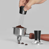Maxbell Hand Tampers Stirring Tool Espresso Distribution Tool for bar Black 51mm