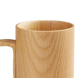 Maxbell Tea Cup Water Cup Smooth Coffee Cup Vintage Juice Drink Mug Solid Wooden Mug 150ml