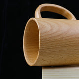 Maxbell Tea Cup Water Cup Smooth Coffee Cup Vintage Juice Drink Mug Solid Wooden Mug 150ml