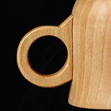 Maxbell Tea Cup Water Cup Smooth Coffee Cup Vintage Juice Drink Mug Solid Wooden Mug 150ml