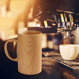 Maxbell Tea Cup Water Cup Smooth Coffee Cup Vintage Juice Drink Mug Solid Wooden Mug 150ml
