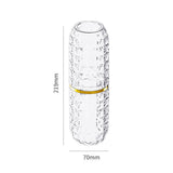 Maxbell Travel Toothbrush Case Toothpaste Holder Bathroom Fashion Dustproof Wash Cup Transparent