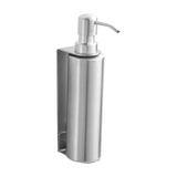 Maxbell Soap Dispenser Stainless Steel 1 Piece for Hotel Countertop Dishwashing Soap Silver Round