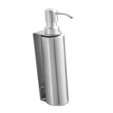 Maxbell Soap Dispenser Stainless Steel 1 Piece for Hotel Countertop Dishwashing Soap Silver Round