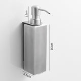 Maxbell Soap Dispenser Stainless Steel 1 Piece for Hotel Countertop Dishwashing Soap Silver Square