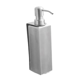 Maxbell Soap Dispenser Stainless Steel 1 Piece for Hotel Countertop Dishwashing Soap Silver Square