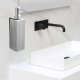 Maxbell Soap Dispenser Stainless Steel 1 Piece for Hotel Countertop Dishwashing Soap Silver Square