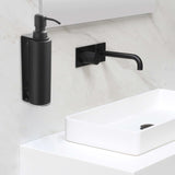 Maxbell Soap Dispenser Stainless Steel 1 Piece for Hotel Countertop Dishwashing Soap Black Round