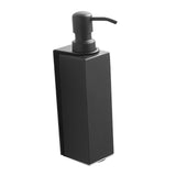 Maxbell Soap Dispenser Stainless Steel 1 Piece for Hotel Countertop Dishwashing Soap Black Square