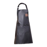 Maxbell Chef Apron with Large Pocket Waterproof Apron for DIY Painting Washing Women Black