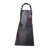 Maxbell Chef Apron with Large Pocket Waterproof Apron for DIY Painting Washing Women Black