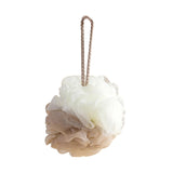 Maxbell Shower Loofah Soft Hanging Comfortable Shower Ball for Travel Hotel Bathroom Khaki