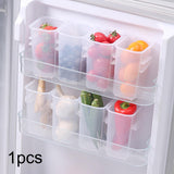 Maxbell Food Storage Containers for Fridge Counter Portable for Spices Cheese Onions Clear
