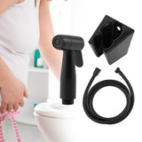 Maxbell Bidet Toilet Sprayer Set Cloth Bathroom Diaper Sprayer for Baby Wash Kitchen Black