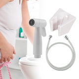 Maxbell Bidet Toilet Sprayer Set Cloth Bathroom Diaper Sprayer for Baby Wash Kitchen White