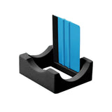 Maxbell Silicone Cup Cradle with Slot & Felt Edge Squeegee for Mug Crafts Making Can Black