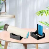 Maxbell Silicone Cup Cradle with Slot & Felt Edge Squeegee for Mug Crafts Making Can Black