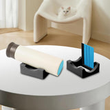 Maxbell Silicone Cup Cradle with Slot & Felt Edge Squeegee for Mug Crafts Making Can Black