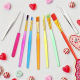 Maxbell 16Pcs Cookie Decorating Kit Acrylic Cookie Turntable for Easter Party Pastry