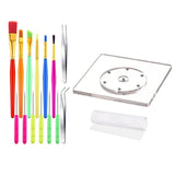 Maxbell 16Pcs Cookie Decorating Kit Acrylic Cookie Turntable for Easter Party Pastry