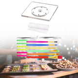 Maxbell 16Pcs Cookie Decorating Kit Acrylic Cookie Turntable for Easter Party Pastry