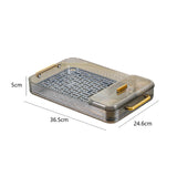 Maxbell Drain Tray Modern Serving Tray Simple Tray Light Luxury Durable Water Cup Drain Tray