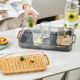 Maxbell Drain Tray Modern Serving Tray Simple Tray Light Luxury Durable Water Cup Drain Tray