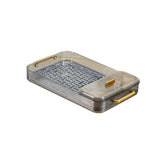 Maxbell Drain Tray Modern Serving Tray Simple Tray Light Luxury Durable Water Cup Drain Tray