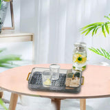 Maxbell Drain Tray Modern Serving Tray Simple Tray Light Luxury Durable Water Cup Drain Tray